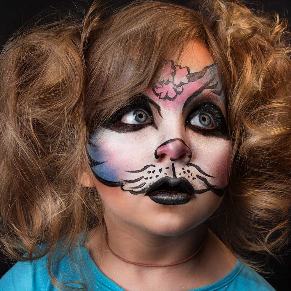 Peinados de Halloween para niños Animales inspirados