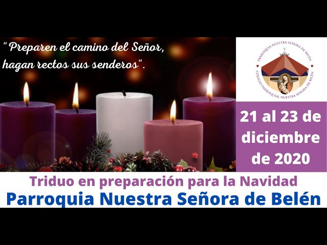 triduo de navidad 22 al 24 de diciembre